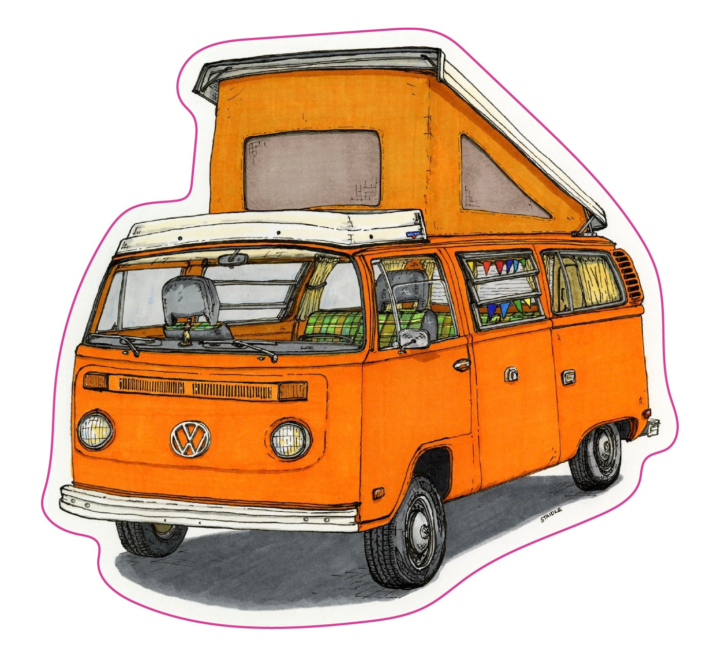 VW Bus Sticker