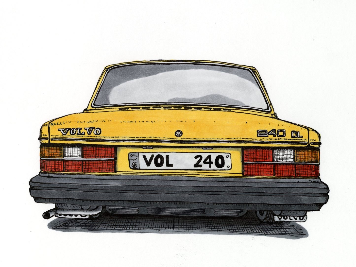 Volvo 240 Sticker