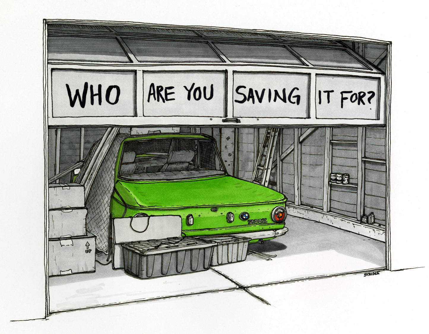 Who Are You Saving It For? PRINT