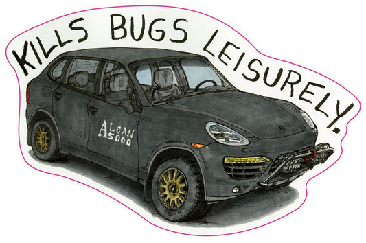 Kills Bugs Leisurely! Sticker
