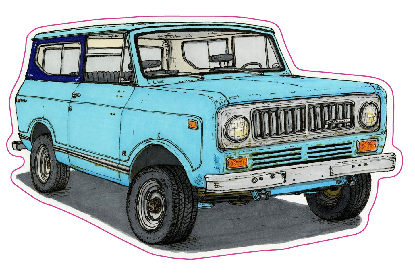 International Scout II Sticker