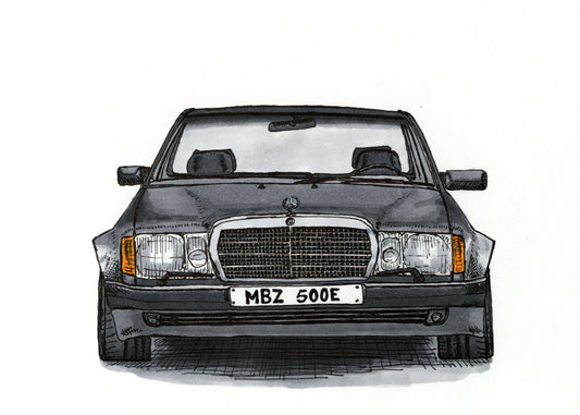 Mercedes 500E PRINT