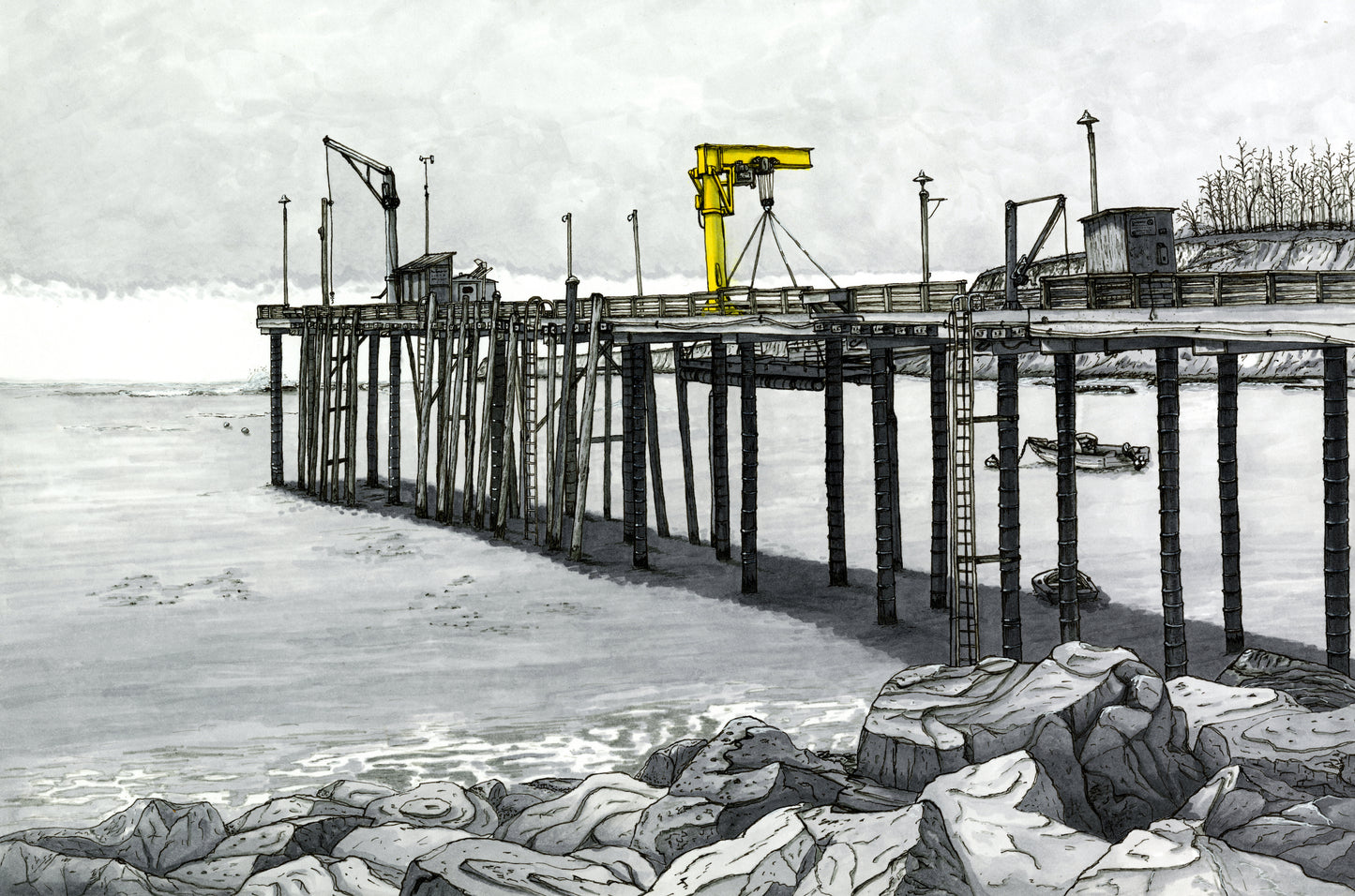 Point Arena Pier PRINT